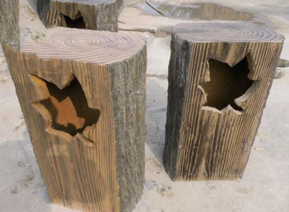 重庆仿树根垃圾桶